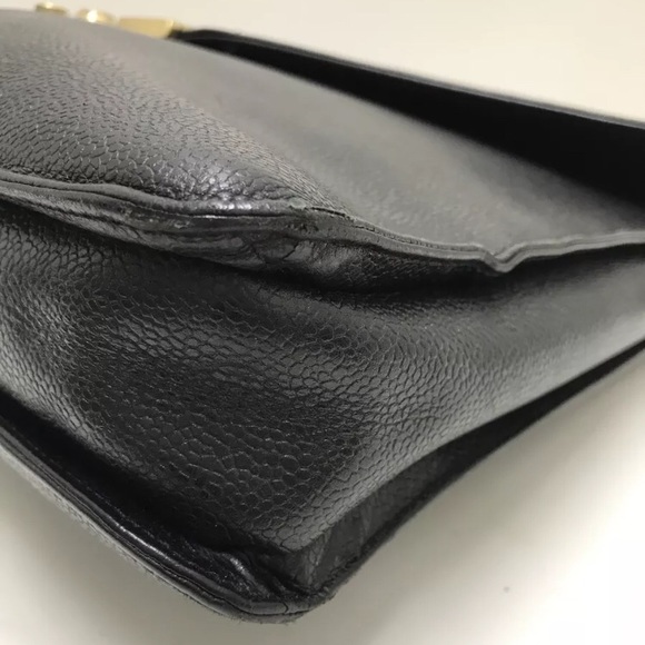 Chanel caviar leather attaché briefcase w/Keys - Picture 6 of 12